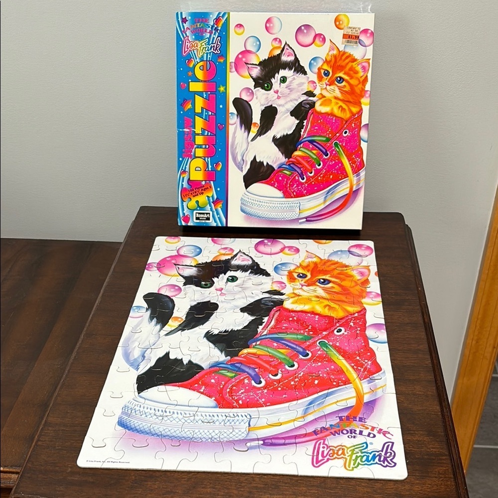Lisa Frank Kids Puzzle with Colorful Sneakers